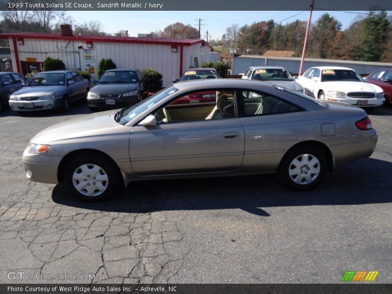 Sandrift Metallic / Ivory 1999 Toyota Solara SE Coupe