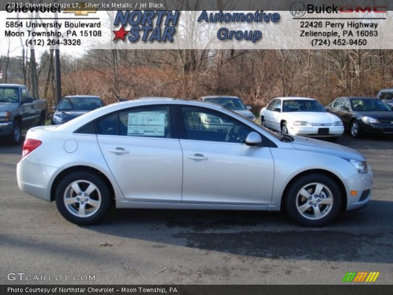 Silver Ice Metallic / Jet Black 2012 Chevrolet Cruze LT