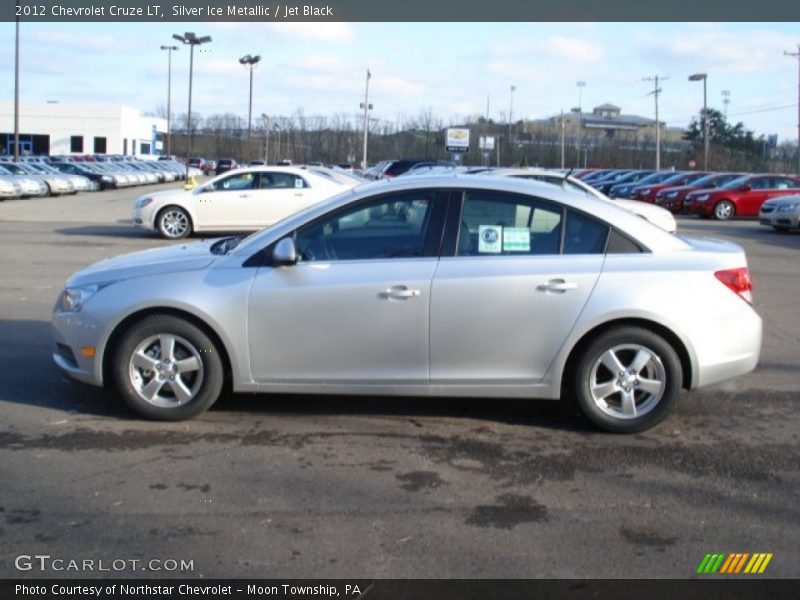 Silver Ice Metallic / Jet Black 2012 Chevrolet Cruze LT
