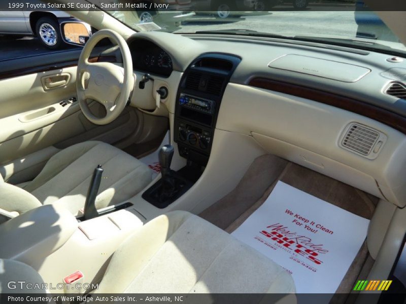 Sandrift Metallic / Ivory 1999 Toyota Solara SE Coupe