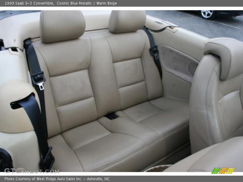 Cosmic Blue Metallic / Warm Beige 1999 Saab 9-3 Convertible