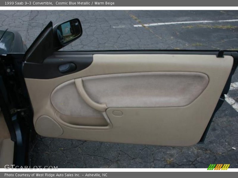 Cosmic Blue Metallic / Warm Beige 1999 Saab 9-3 Convertible