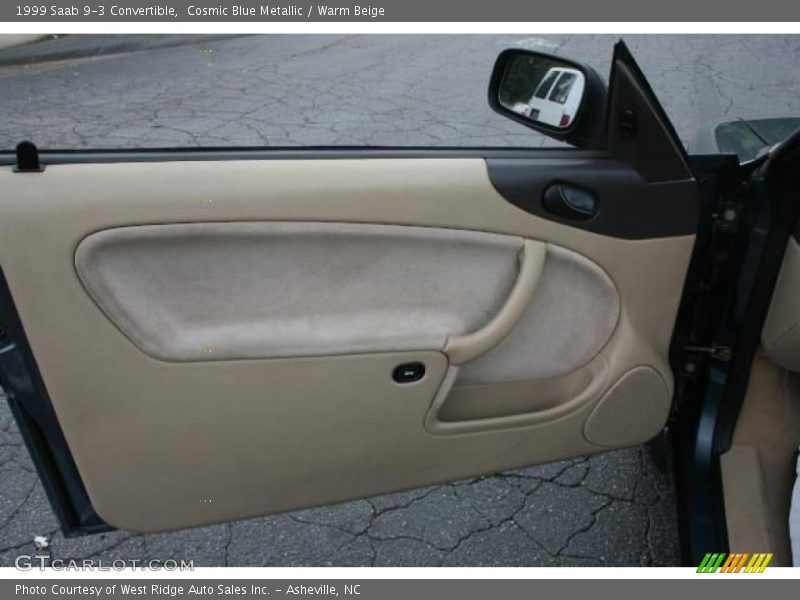 Cosmic Blue Metallic / Warm Beige 1999 Saab 9-3 Convertible