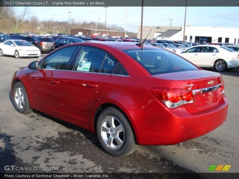 Crystal Red Metallic / Jet Black 2012 Chevrolet Cruze LT
