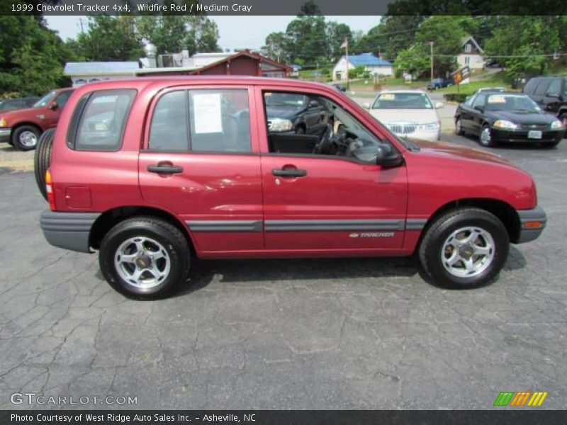  1999 Tracker 4x4 Wildfire Red