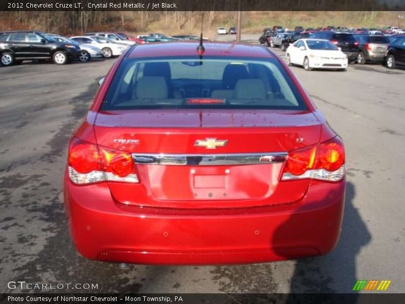 Crystal Red Metallic / Jet Black 2012 Chevrolet Cruze LT