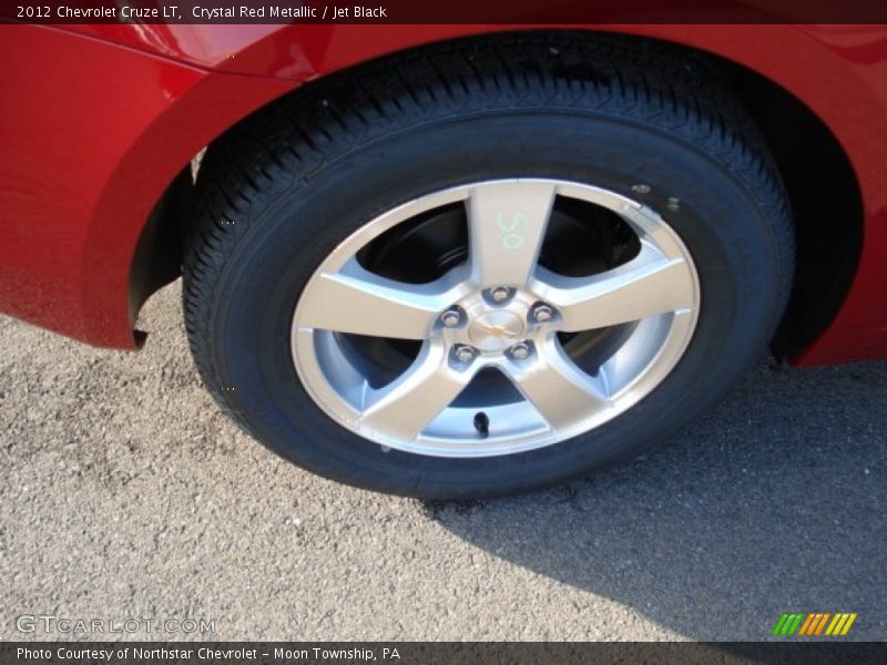 Crystal Red Metallic / Jet Black 2012 Chevrolet Cruze LT