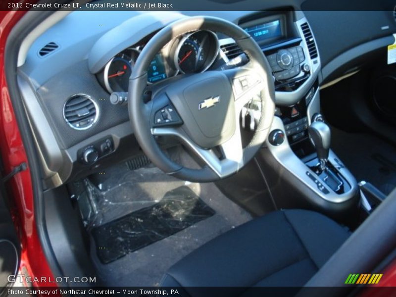 Crystal Red Metallic / Jet Black 2012 Chevrolet Cruze LT