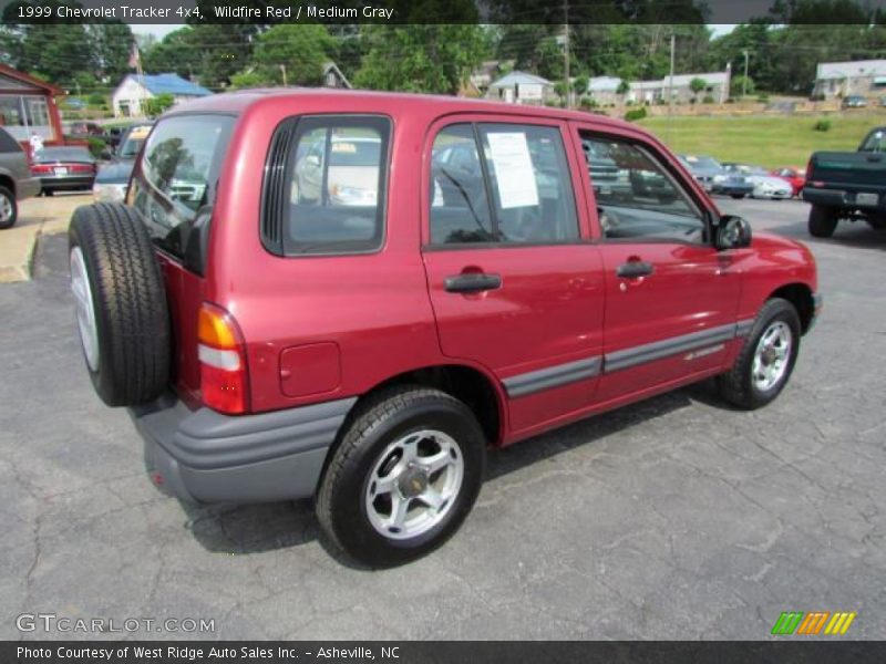  1999 Tracker 4x4 Wildfire Red