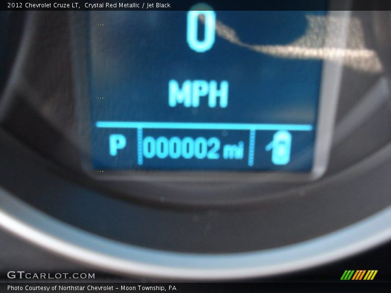 Crystal Red Metallic / Jet Black 2012 Chevrolet Cruze LT