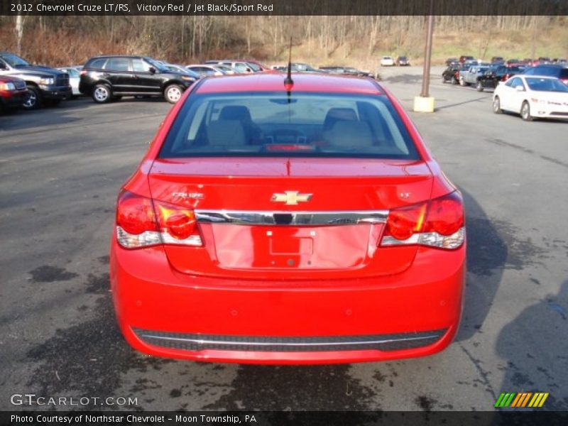Victory Red / Jet Black/Sport Red 2012 Chevrolet Cruze LT/RS