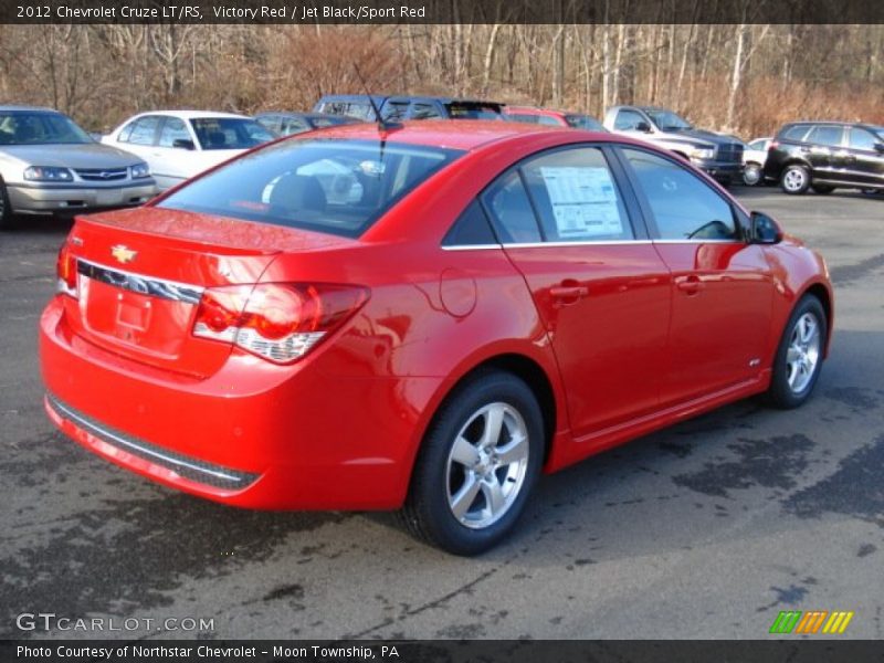 Victory Red / Jet Black/Sport Red 2012 Chevrolet Cruze LT/RS