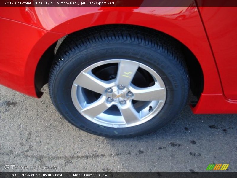 Victory Red / Jet Black/Sport Red 2012 Chevrolet Cruze LT/RS