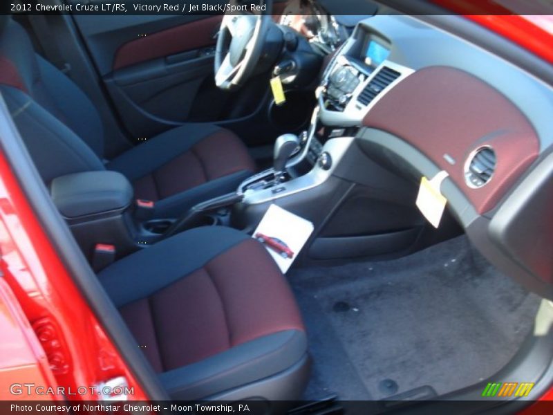 Victory Red / Jet Black/Sport Red 2012 Chevrolet Cruze LT/RS
