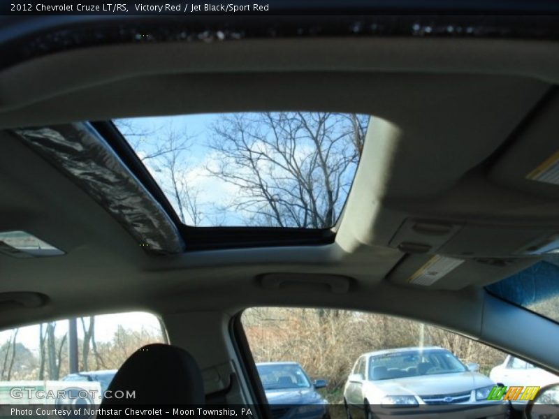 Victory Red / Jet Black/Sport Red 2012 Chevrolet Cruze LT/RS