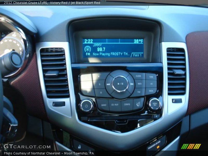 Victory Red / Jet Black/Sport Red 2012 Chevrolet Cruze LT/RS