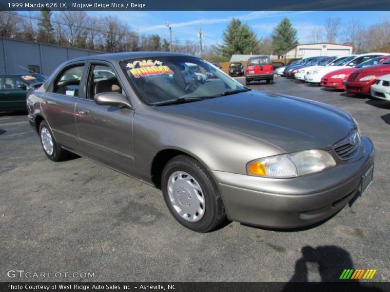 Mojave Beige Mica / Beige 1999 Mazda 626 LX