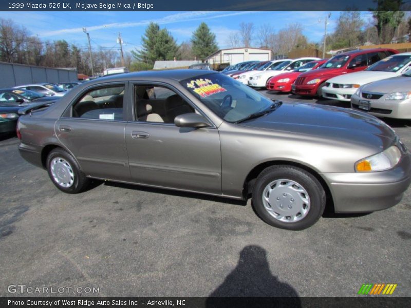 Mojave Beige Mica / Beige 1999 Mazda 626 LX