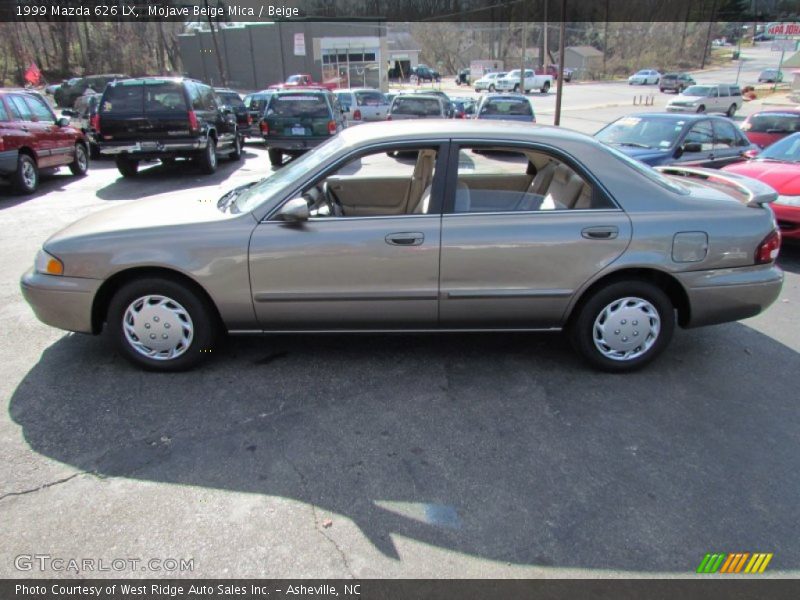 Mojave Beige Mica / Beige 1999 Mazda 626 LX