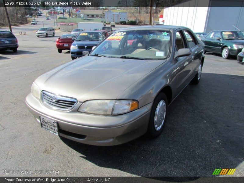 Mojave Beige Mica / Beige 1999 Mazda 626 LX