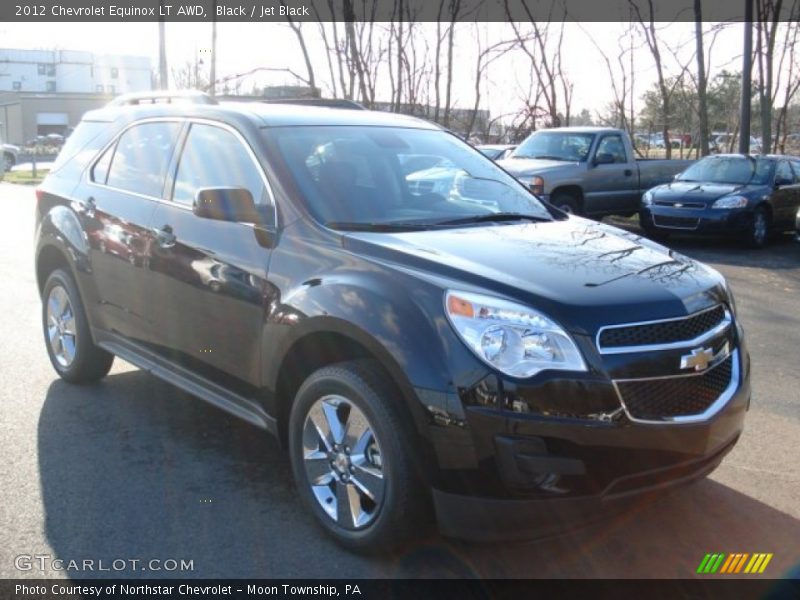 Black / Jet Black 2012 Chevrolet Equinox LT AWD