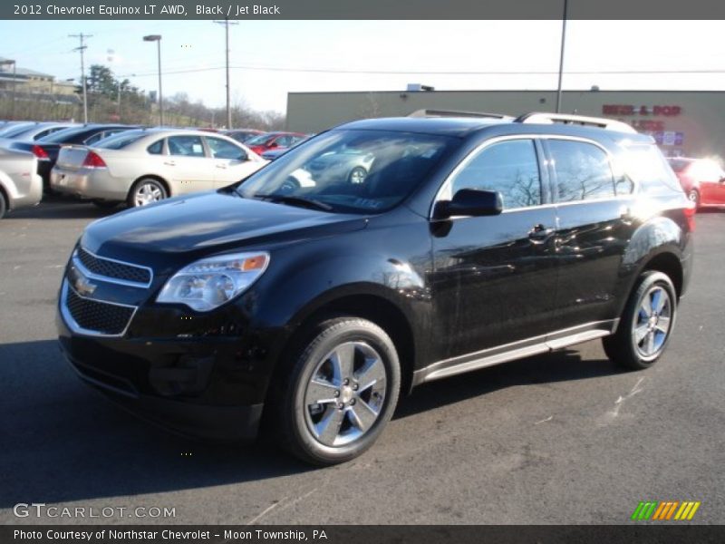 Black / Jet Black 2012 Chevrolet Equinox LT AWD
