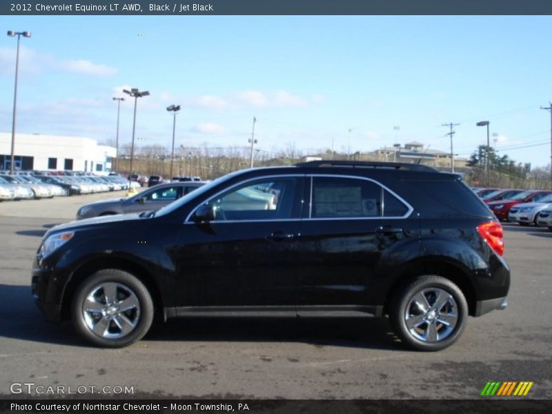 Black / Jet Black 2012 Chevrolet Equinox LT AWD