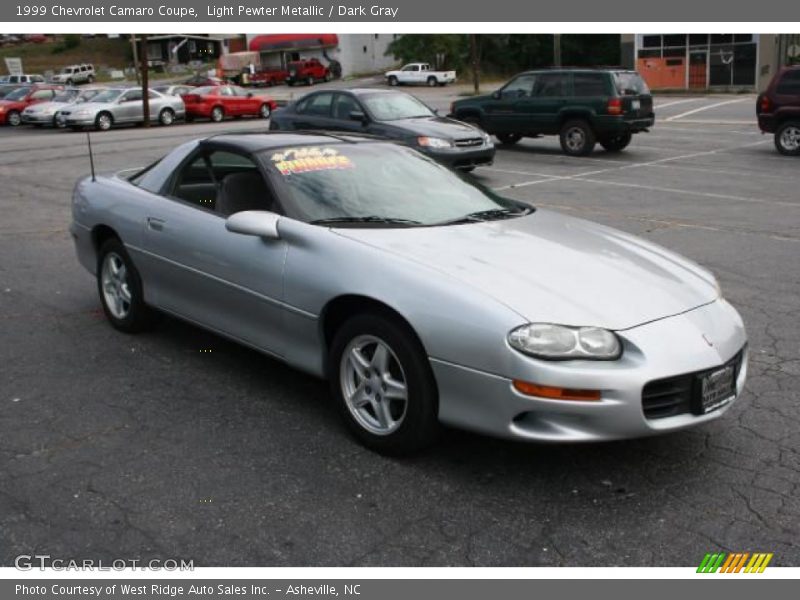 Light Pewter Metallic / Dark Gray 1999 Chevrolet Camaro Coupe