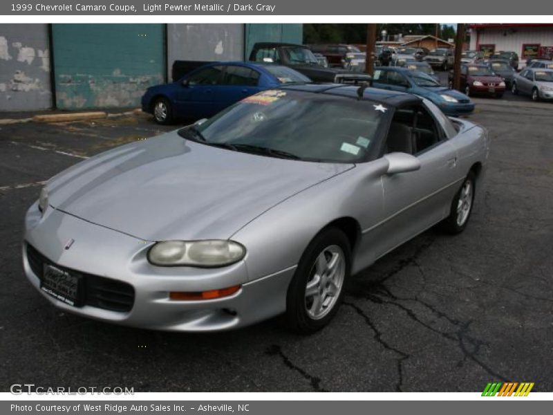 Light Pewter Metallic / Dark Gray 1999 Chevrolet Camaro Coupe