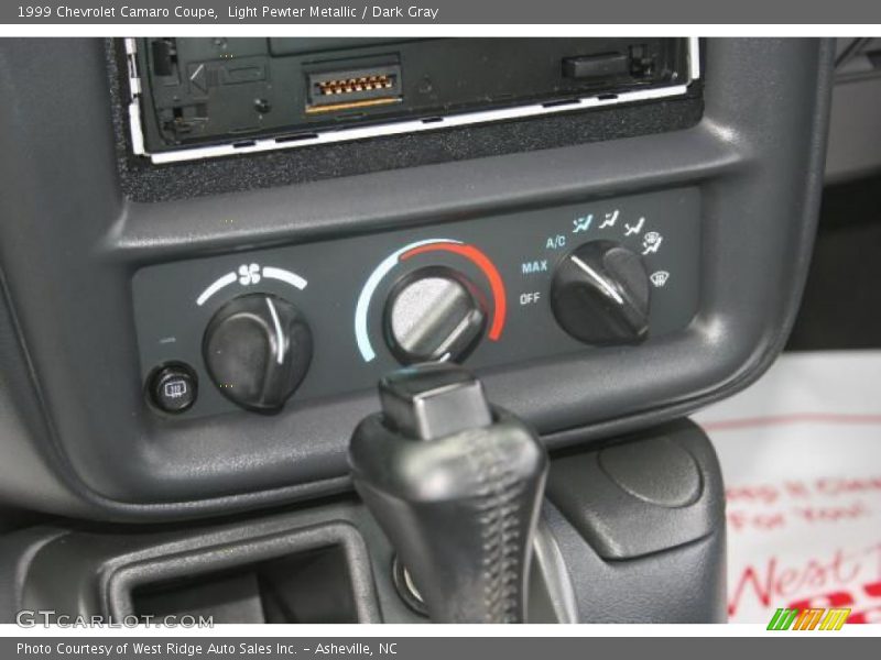 Light Pewter Metallic / Dark Gray 1999 Chevrolet Camaro Coupe
