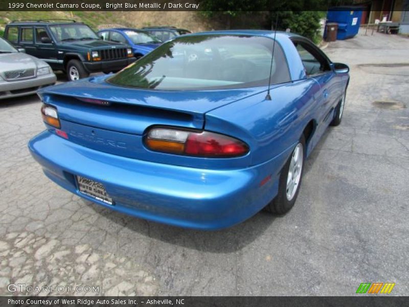 Bright Blue Metallic / Dark Gray 1999 Chevrolet Camaro Coupe