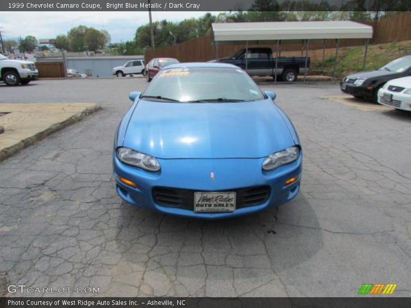 Bright Blue Metallic / Dark Gray 1999 Chevrolet Camaro Coupe