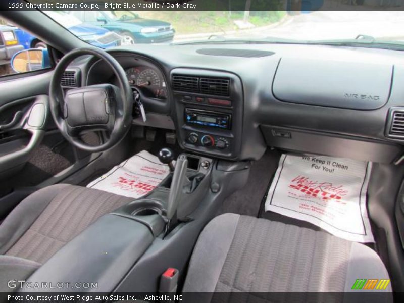 Bright Blue Metallic / Dark Gray 1999 Chevrolet Camaro Coupe