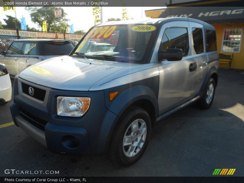 Atomic Blue Metallic / Gray/Blue 2006 Honda Element LX