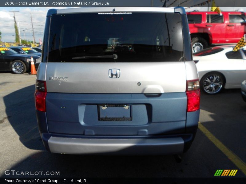 Atomic Blue Metallic / Gray/Blue 2006 Honda Element LX