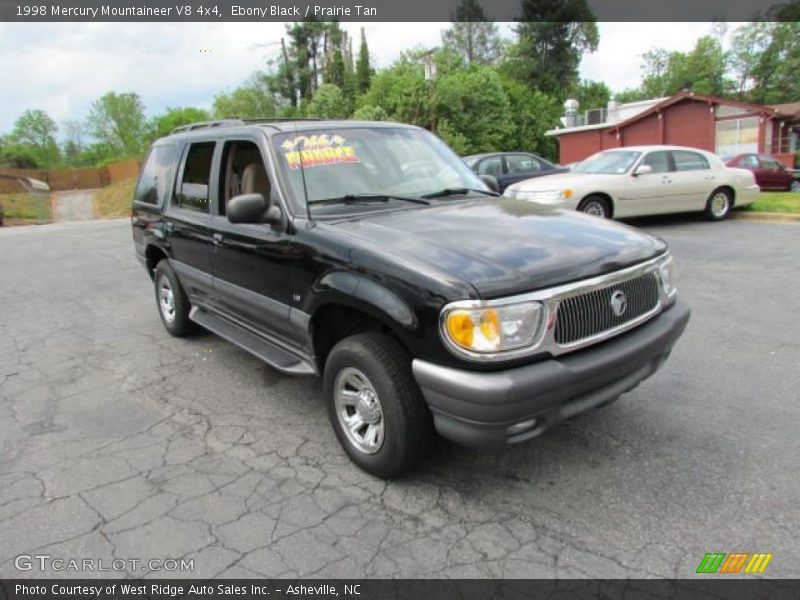 Ebony Black / Prairie Tan 1998 Mercury Mountaineer V8 4x4