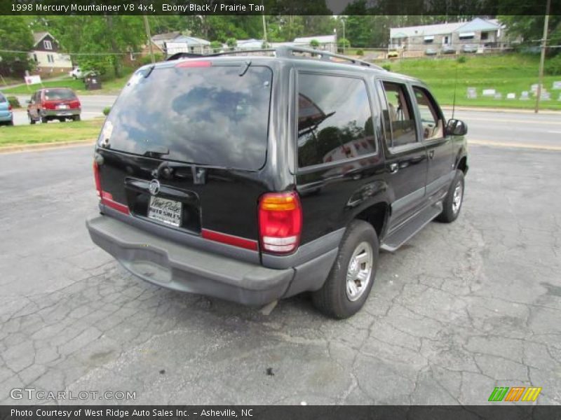 Ebony Black / Prairie Tan 1998 Mercury Mountaineer V8 4x4