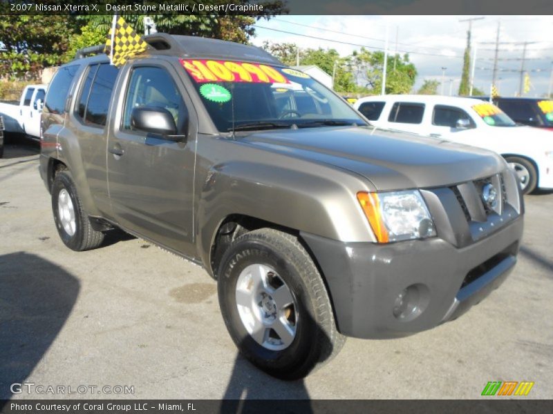 Desert Stone Metallic / Desert/Graphite 2007 Nissan Xterra X