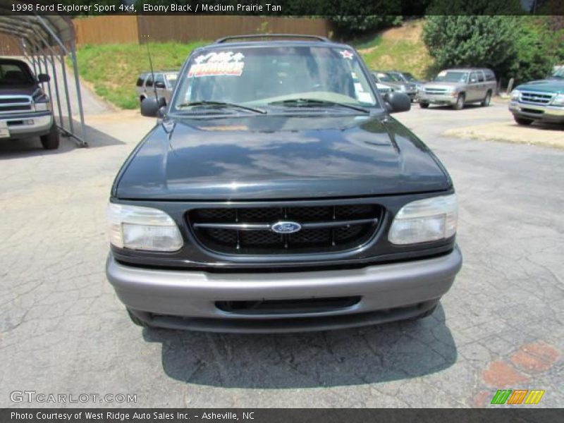 Ebony Black / Medium Prairie Tan 1998 Ford Explorer Sport 4x4