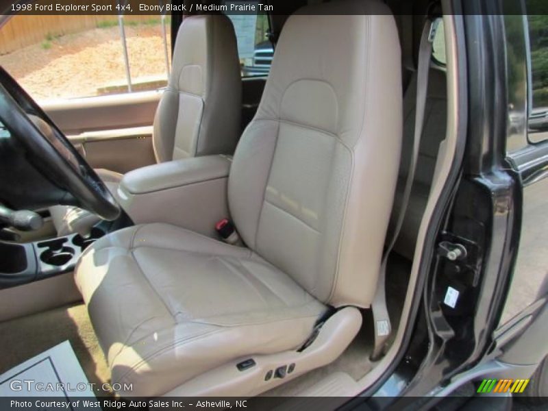 Ebony Black / Medium Prairie Tan 1998 Ford Explorer Sport 4x4