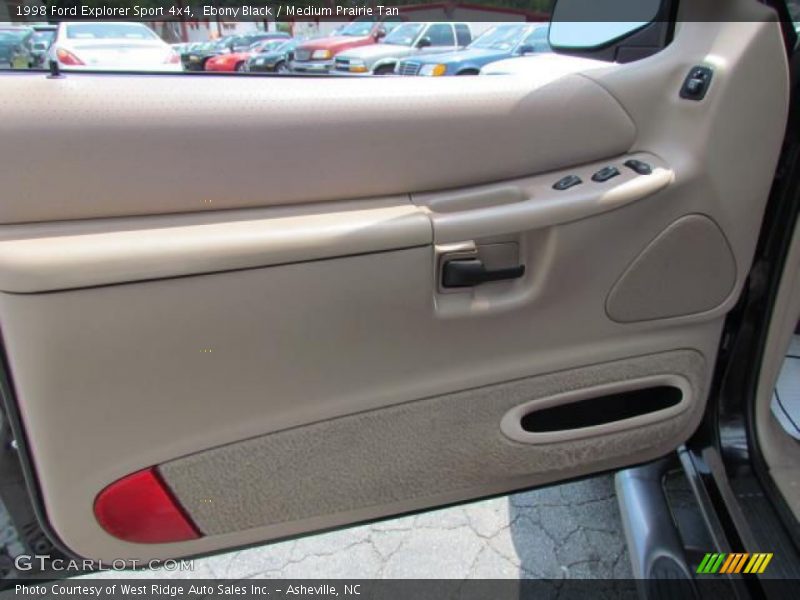 Ebony Black / Medium Prairie Tan 1998 Ford Explorer Sport 4x4