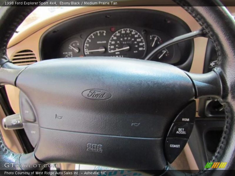 Ebony Black / Medium Prairie Tan 1998 Ford Explorer Sport 4x4