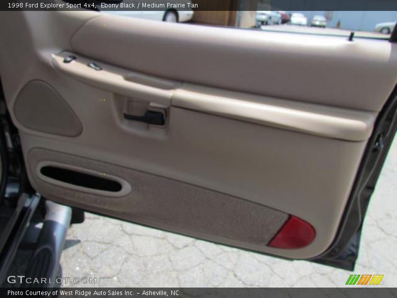 Ebony Black / Medium Prairie Tan 1998 Ford Explorer Sport 4x4