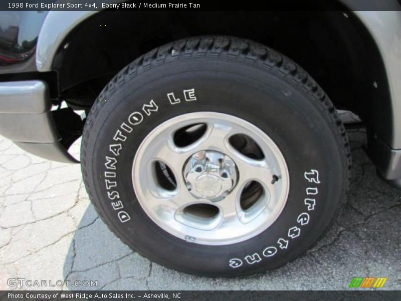 Ebony Black / Medium Prairie Tan 1998 Ford Explorer Sport 4x4