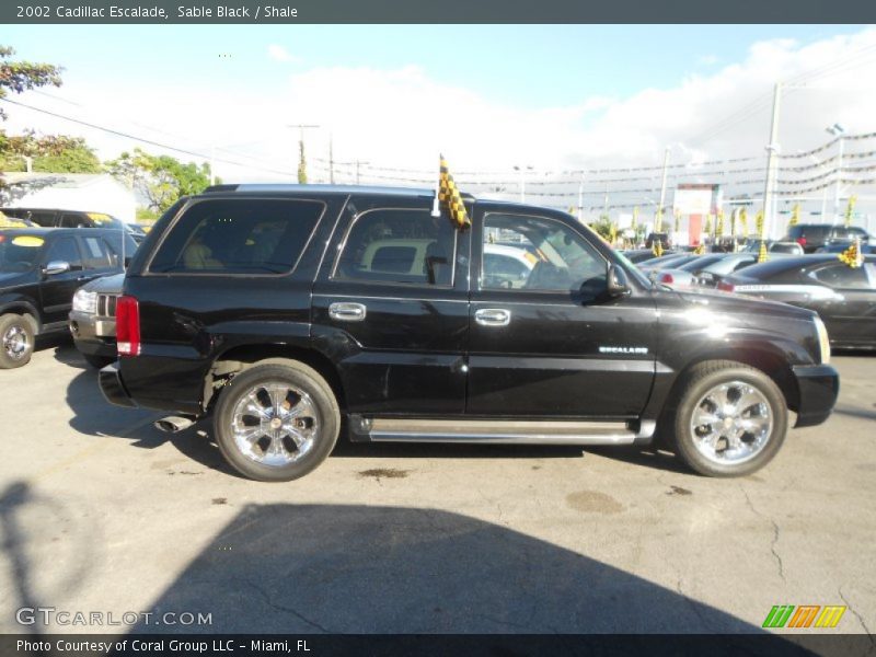 Sable Black / Shale 2002 Cadillac Escalade