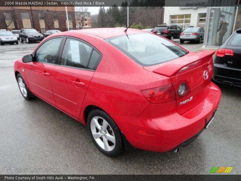 Velocity Red Mica / Black 2006 Mazda MAZDA3 i Sedan