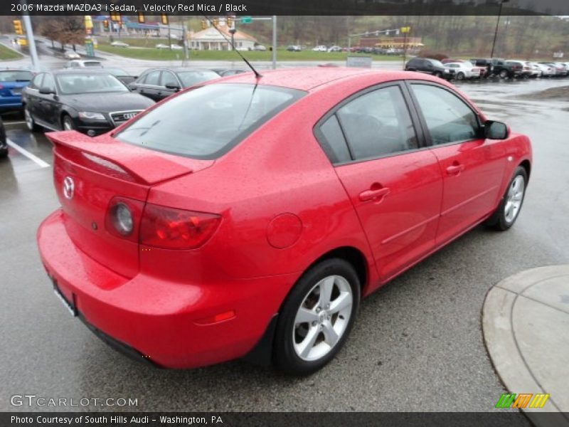 Velocity Red Mica / Black 2006 Mazda MAZDA3 i Sedan