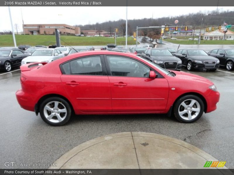 Velocity Red Mica / Black 2006 Mazda MAZDA3 i Sedan