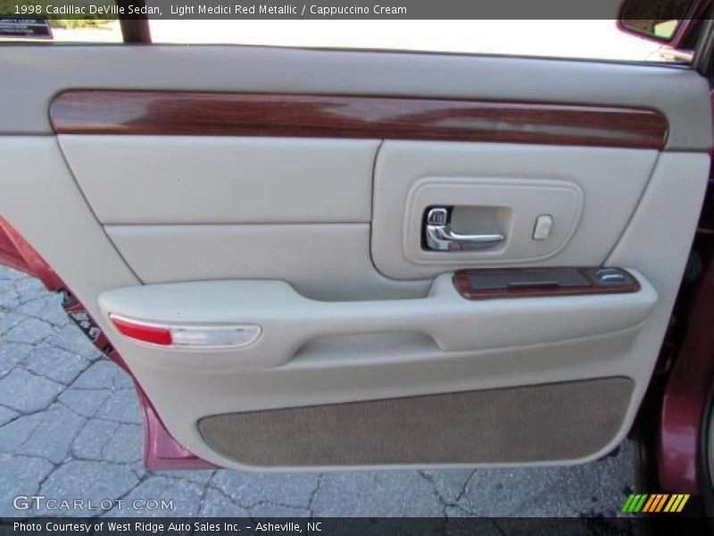 Light Medici Red Metallic / Cappuccino Cream 1998 Cadillac DeVille Sedan