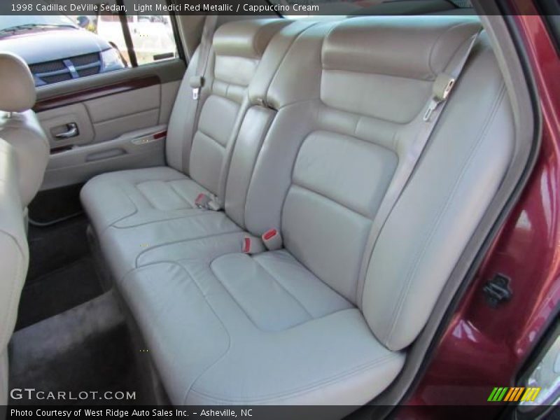 Light Medici Red Metallic / Cappuccino Cream 1998 Cadillac DeVille Sedan